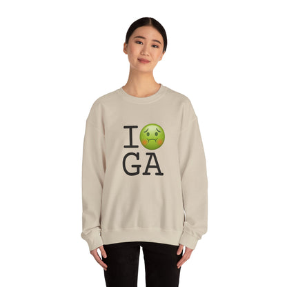 "I'm Nauseous about Georgia" Sweatshirt