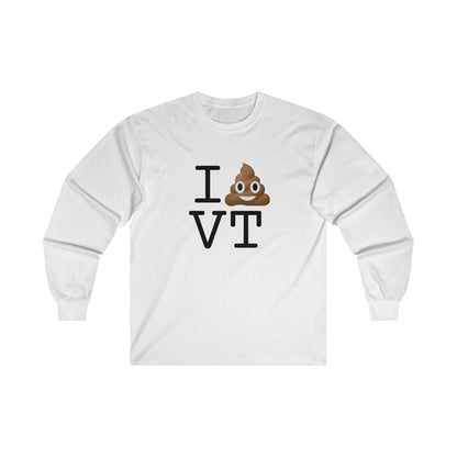 "I Poop in Vermont" Long Sleeve Shirt