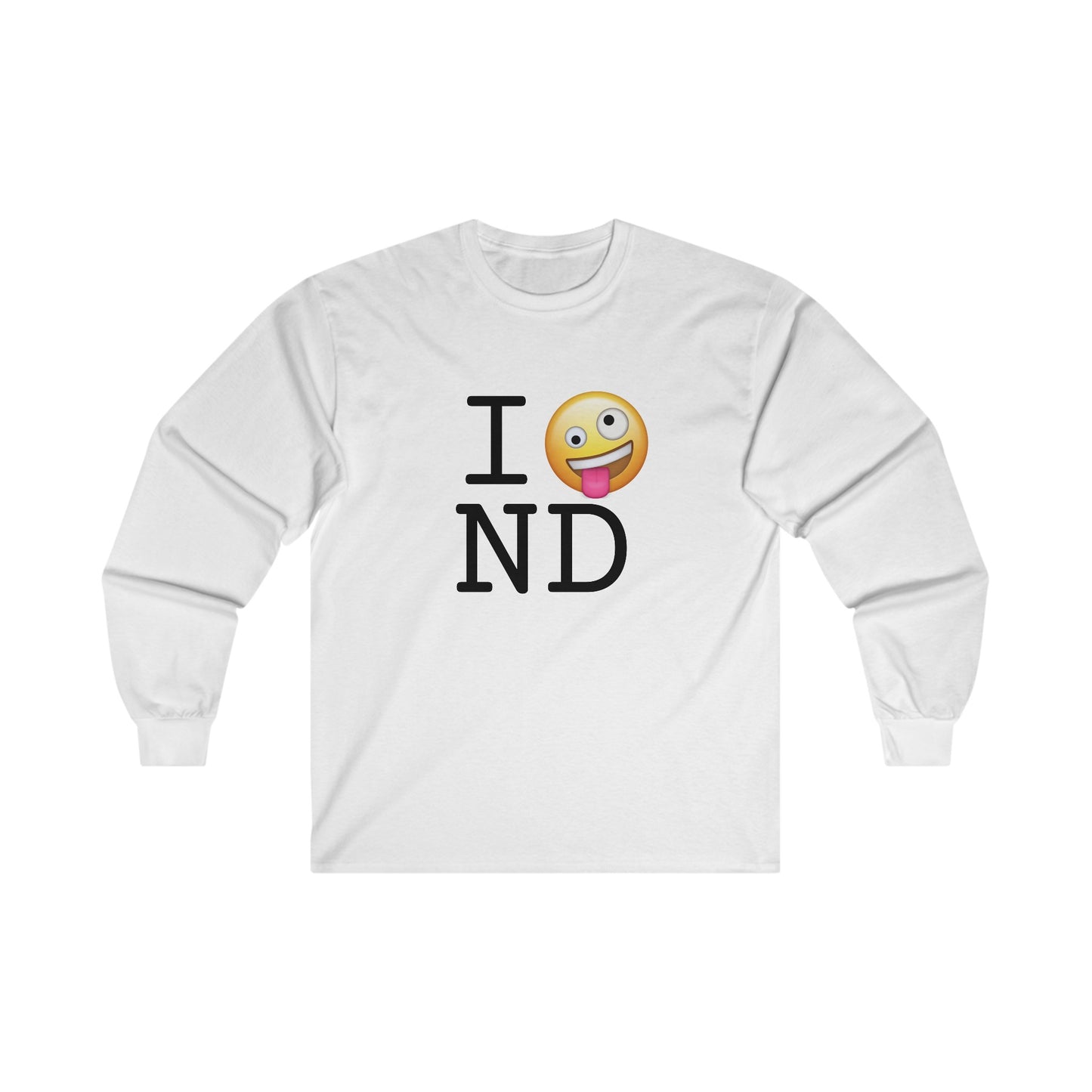 "I'm Crazy about North Dakota" Long Sleeve Shirt
