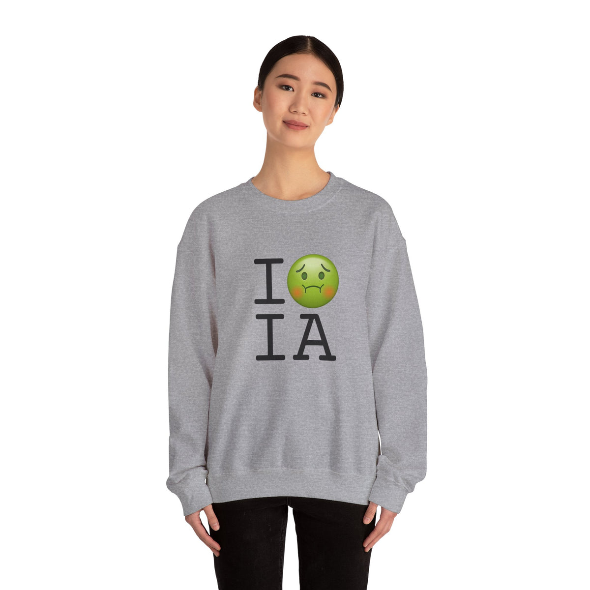 "I'm Nauseous about Iowa" Sweatshirt