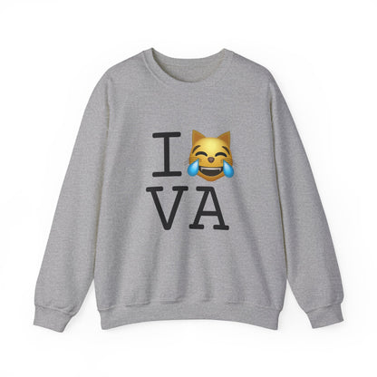 "I'm Laughing like a Cat at Virginia" Sweatshirt