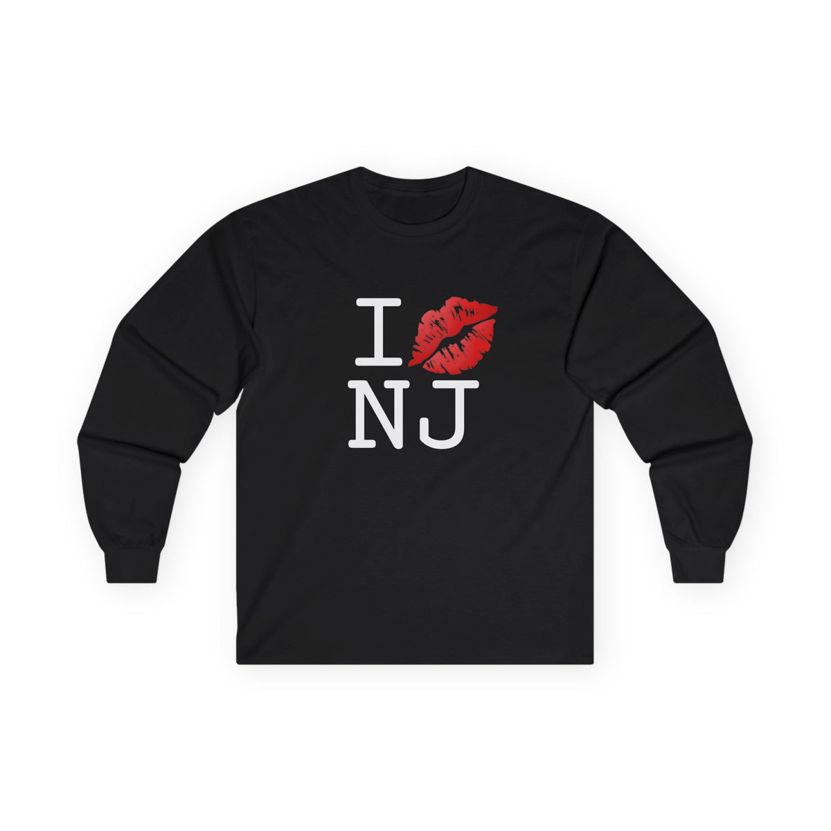 "I Kiss Mark New Jersey" Long Sleeve Shirt