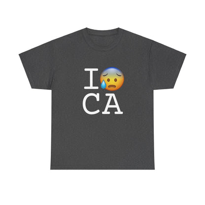 "I'm Anxiously Sweating in California" Tee