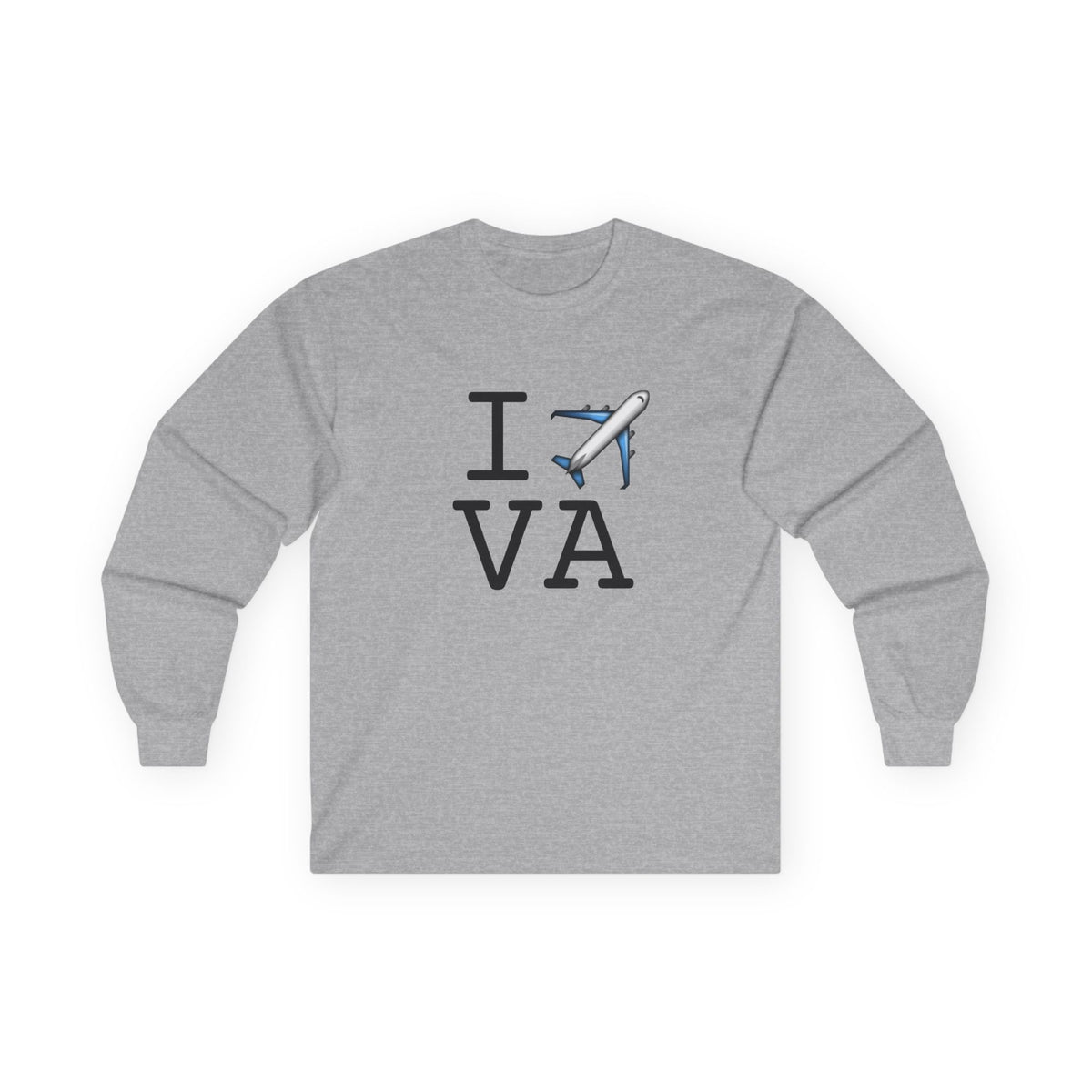 "I Fly Over Virginia" Long Sleeve Shirt