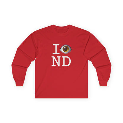 "I See (Eye) North Dakota" Long Sleeve Shirt