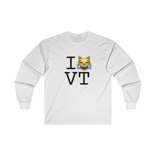 "I'm Laughing like a Cat at Vermont" Long Sleeve Shirt