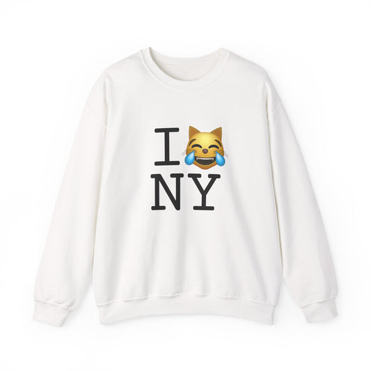 "I'm Laughing like a Cat at New York" Sweatshirt