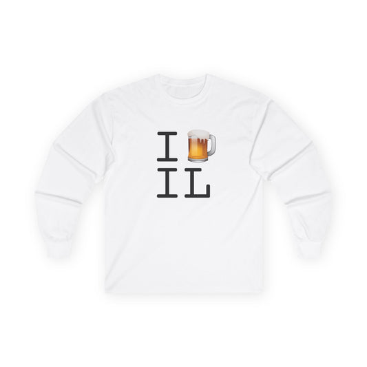 "I Beer Illinois" Long Sleeve Shirt