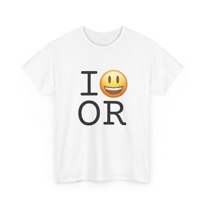 "I'm Happy about Oregon" Tee