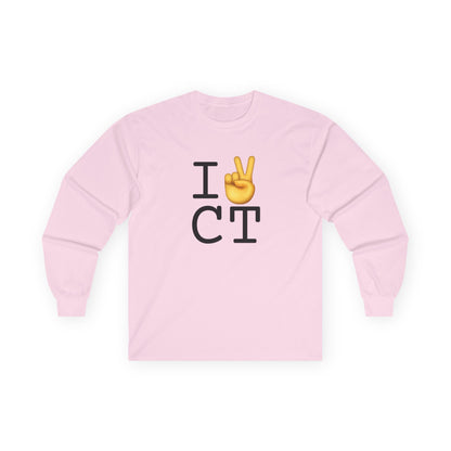 "I Show Peace to Connecticut" Long Sleeve Shirt