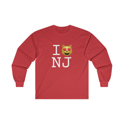 "I'm a Cat that Loves New Jersey" Long Sleeve Shirt