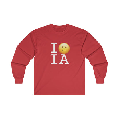 "I'm Confused by Iowa" Long Sleeve Shirt