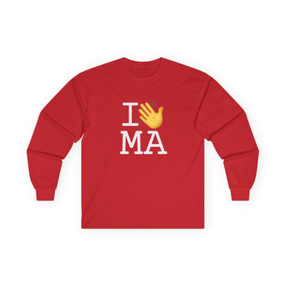"I Wave at Massachusetts" Long Sleeve Shirt