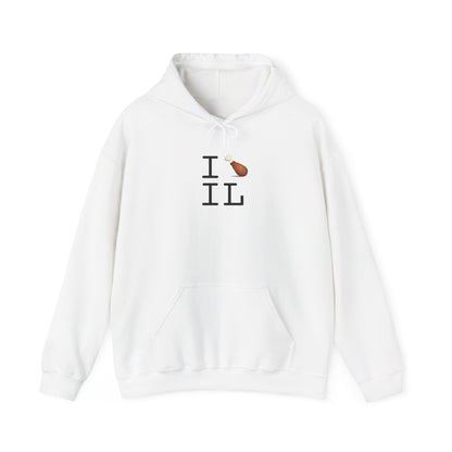"I Chicken Drumstick Illinois" Hoodie