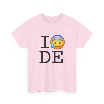 "I'm Anxiously Sweating in Delaware" Tee