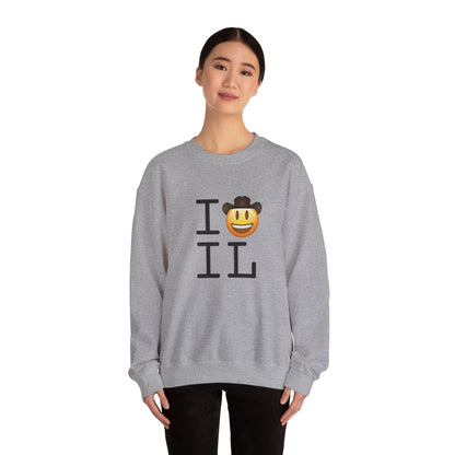 "I'm a Cowboy or Cowgirl in Illinois" Sweatshirt