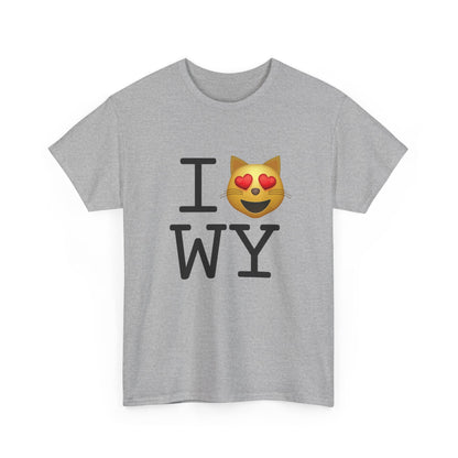 "I'm a Cat that Loves Wyoming" Tee