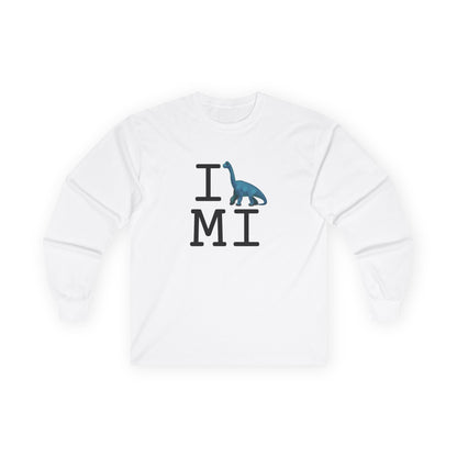 "I'm a Dinosaur in Michigan" Long Sleeve Shirt