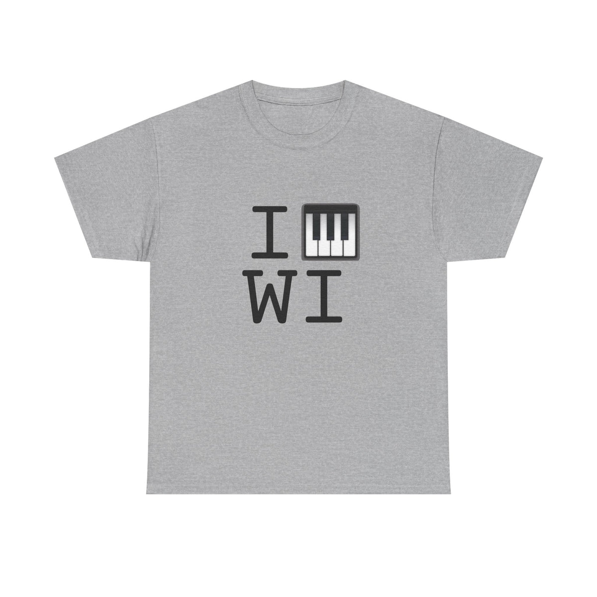 "I Piano Wisconsin" Tee