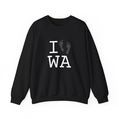 "I leave Footsteps in Washington" Sweatshirt