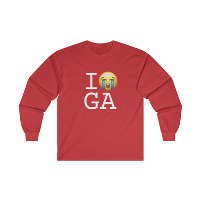 "I Cry About Georgia" Long Sleeve Shirt