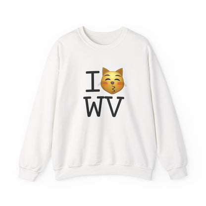 "I'm a Kissing Cat toward West Virginia" Sweatshirt