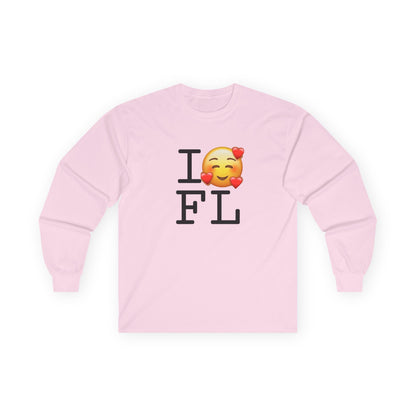 "I Adore Florida" Long Sleeve Shirt