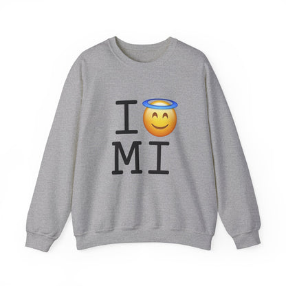 "I'm an Angel in Michigan" Sweatshirt