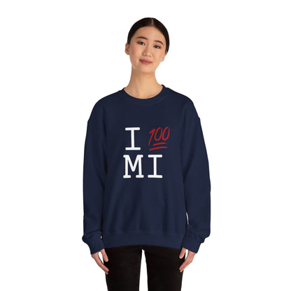 "I Keep it 100 in Michigan" Sweatshirt
