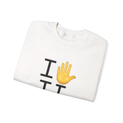 "I Stop (Raised Hand) Illinois" Sweatshirt