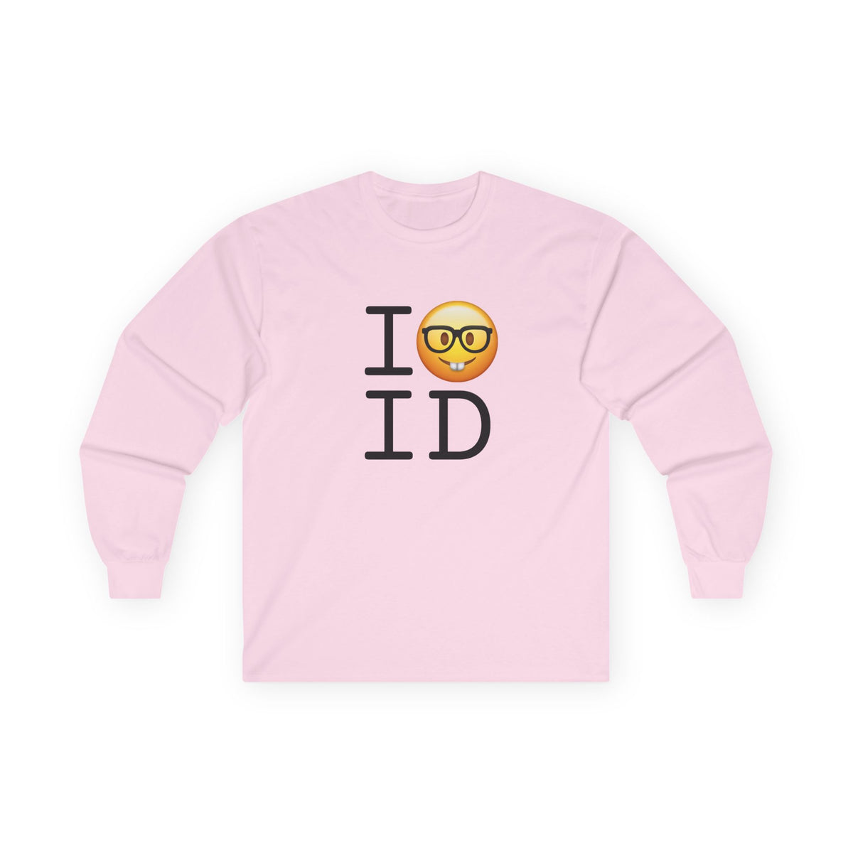 "I'm a Nerd about Idaho" Long Sleeve Shirt