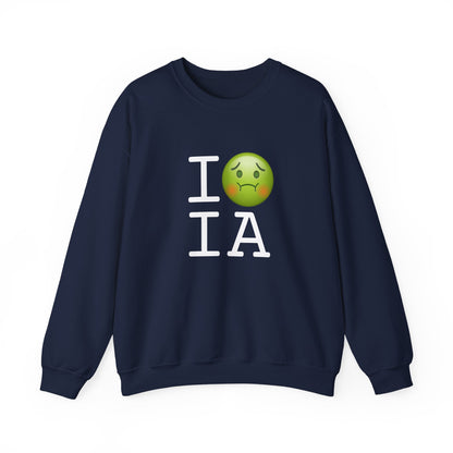 "I'm Nauseous about Iowa" Sweatshirt