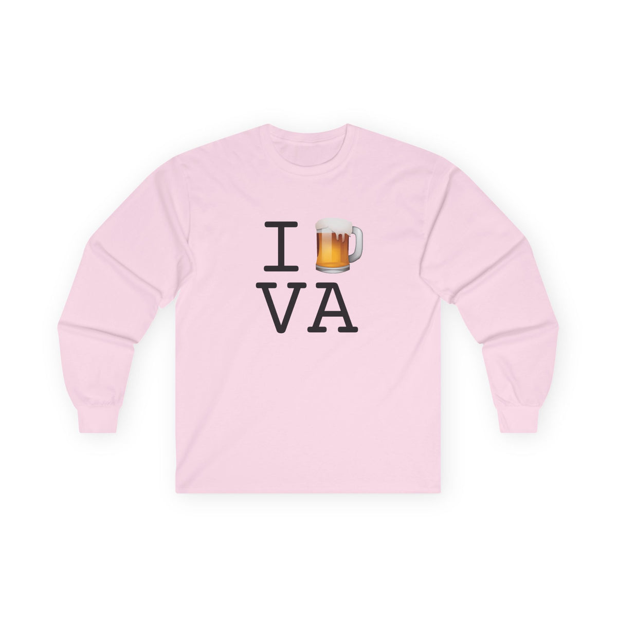 "I Beer Virginia" Long Sleeve Shirt