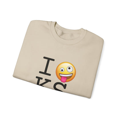 "I'm Crazy about Kansas" Sweatshirt