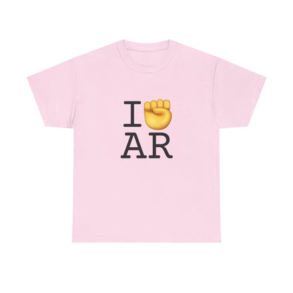 "I Raise my Fist with Arkansas" Tee