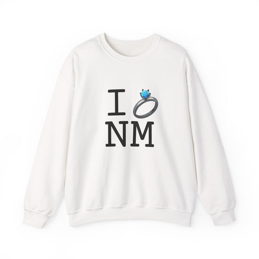 "I'm Married to (Diamond Ring) New Mexico" Sweatshirt