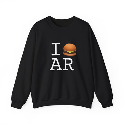 "I Cheeseburger Arkansas" Sweatshirt