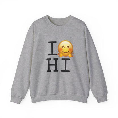 "I Hug Hawaii" Sweatshirt