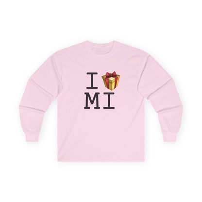 "I Present Michigan" Long Sleeve Shirt