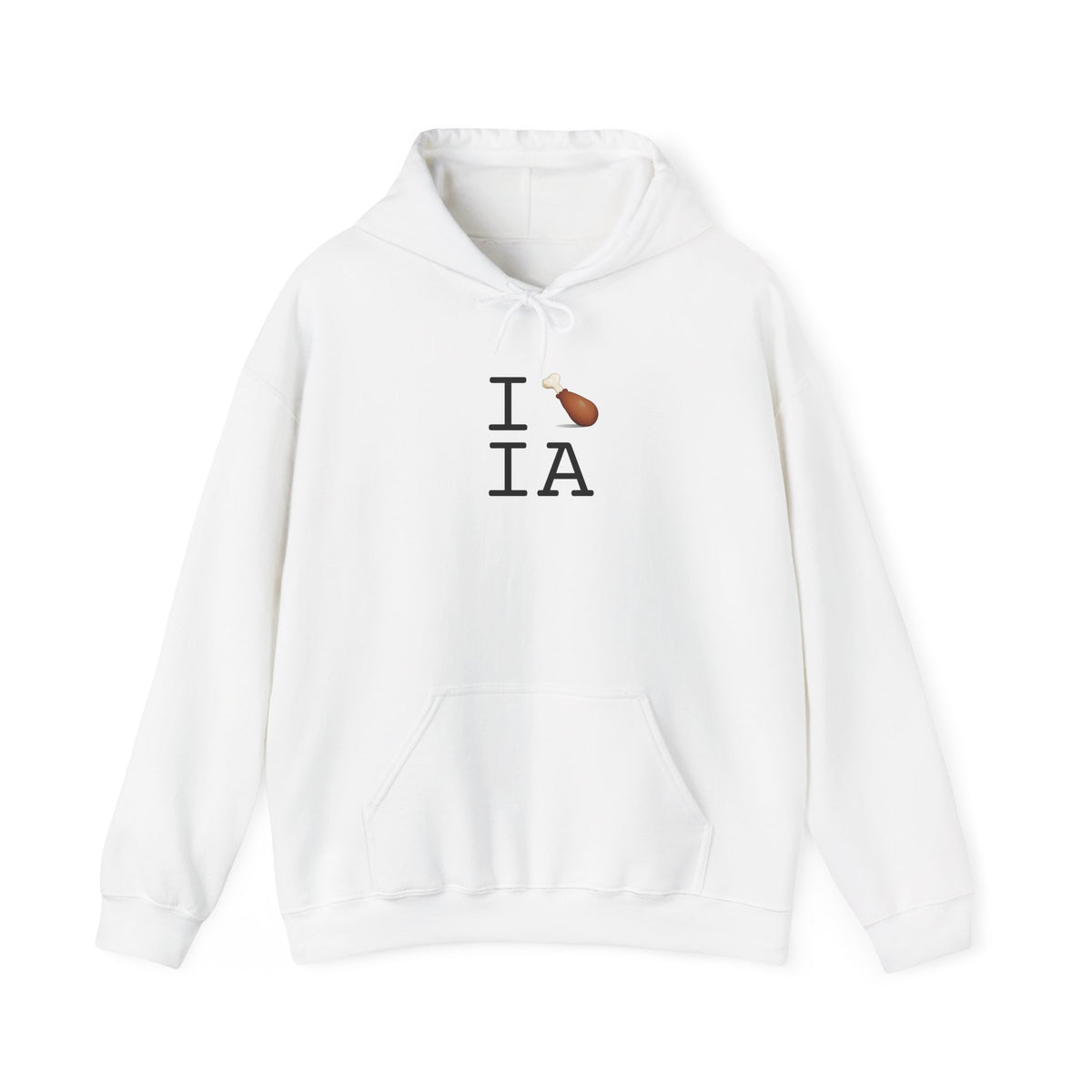 "I Chicken Drumstick Iowa" Hoodie