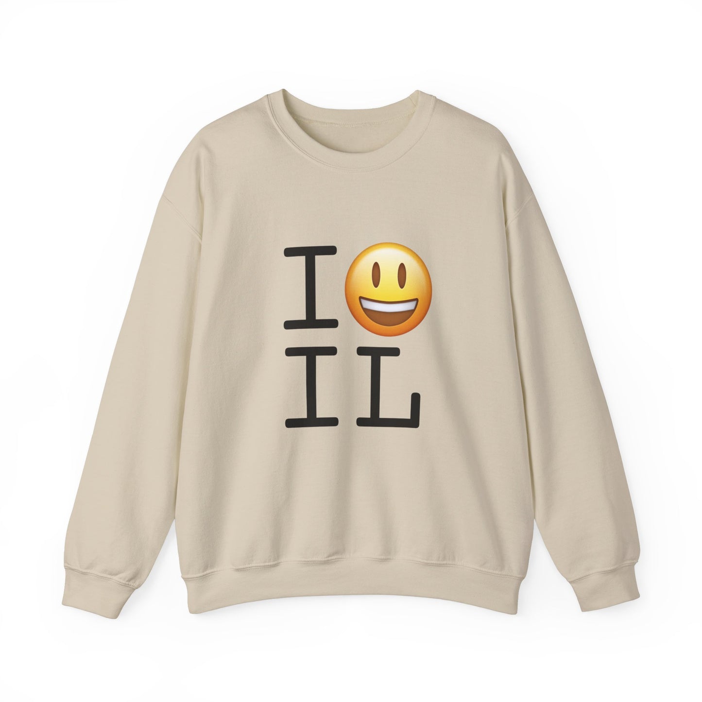 "I'm Happy about Illinois" Sweatshirt