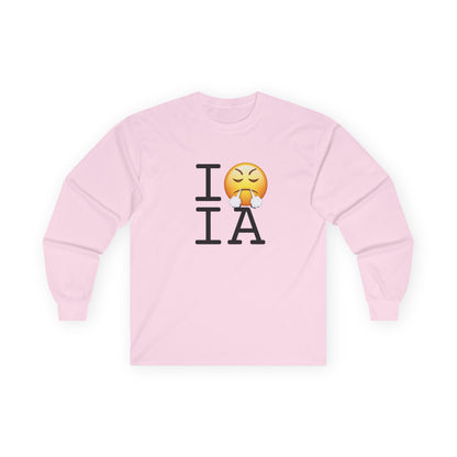 "I'm Furious about Iowa" Long Sleeve Shirt