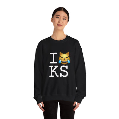 "I'm Laughing like a Cat at Kansas" Sweatshirt