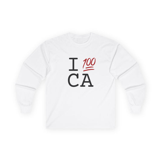 "I Keep it 100 in California" Long Sleeve Shirt