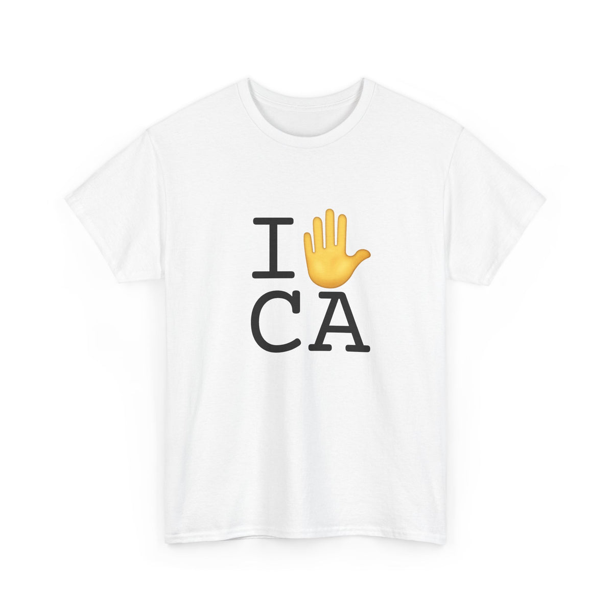 "I Stop (Raised Hand) California" Tee