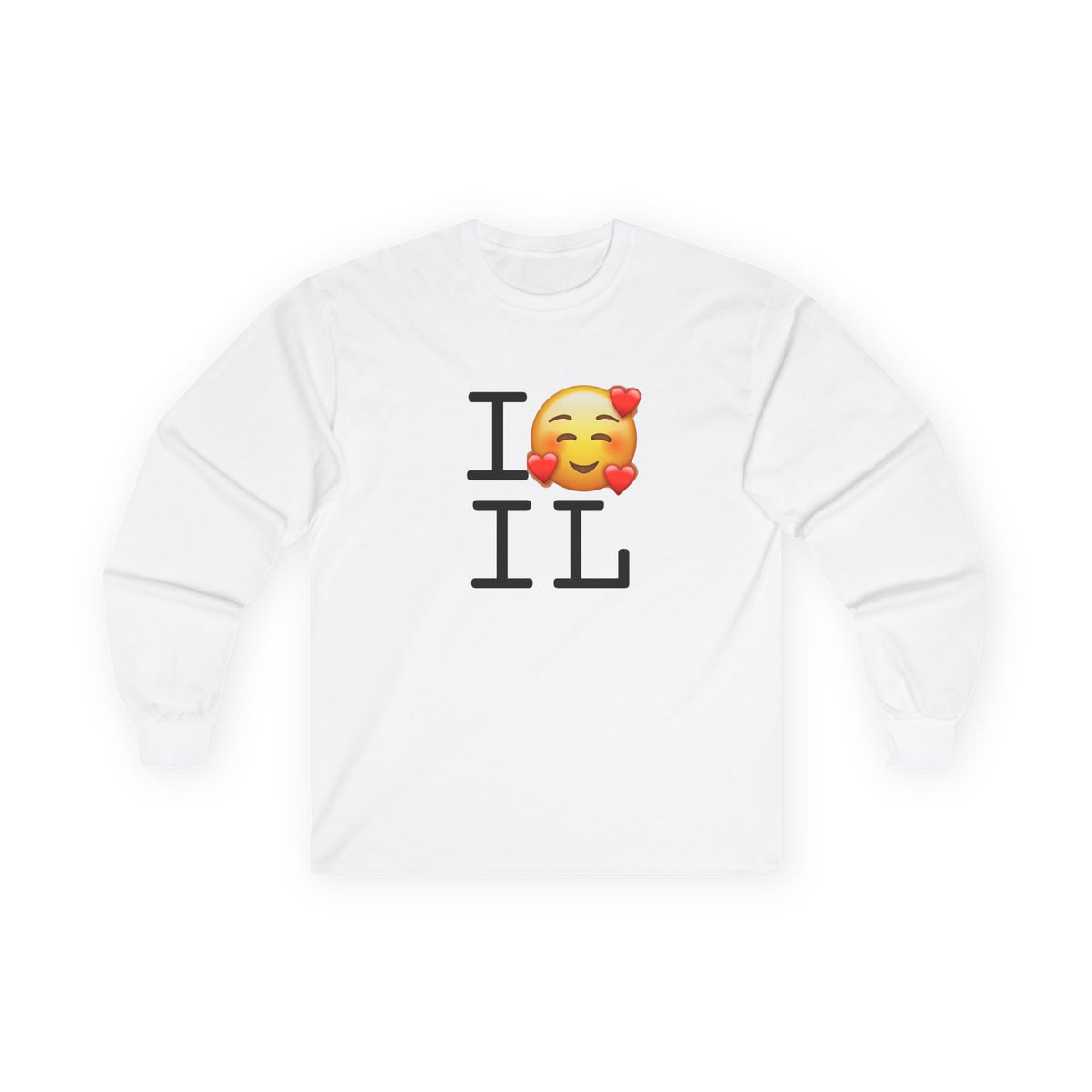 "I Adore Illinois" Long Sleeve Shirt