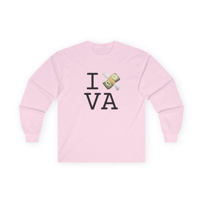 "I Lose Money in Virginia" Long Sleeve Shirt