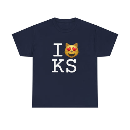 "I'm a Cat that Loves Kansas" Tee