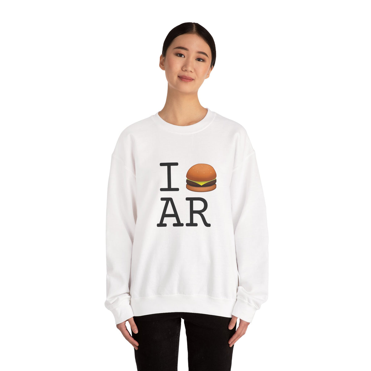 "I Cheeseburger Arkansas" Sweatshirt