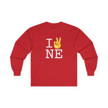 "I Show Peace to Nebraska" Long Sleeve Shirt